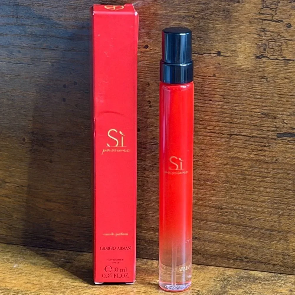 ❤️ Giorgio Armani Red Luxe Duo ❤️ Lip Maestro Satin 12 + Sì Passione 10mL | NEW
